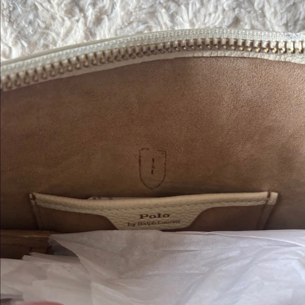 Ralph Lauren Polo ID Bag Ivory 2 - Picture 6 of 6